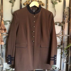 Gorgeous Nine West military style jacket. Original $150. Sz 10. P to p 21” L 30”